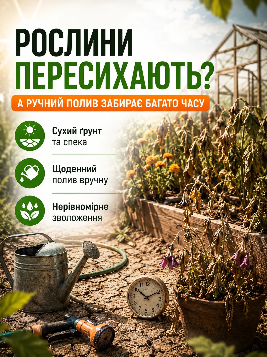 Проблема ручного поливу
