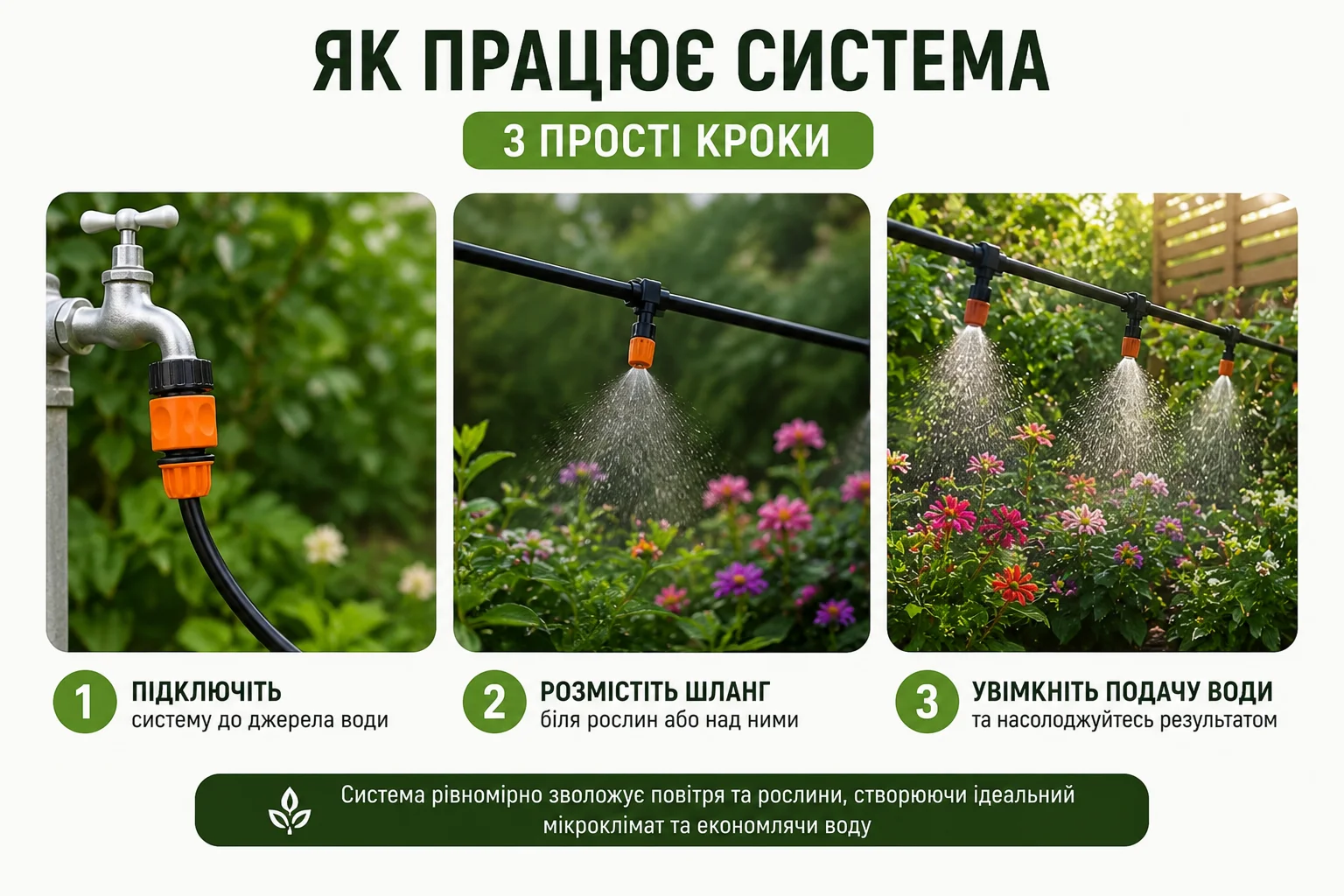 Як працює система поливу